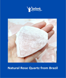 Natural Rose Quartz from Brazil